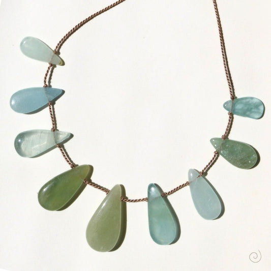 MOSS AQUAMARINE UNFOLDING No.0105 Vibe Necklaces