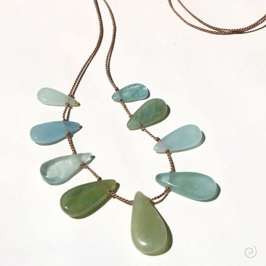 MOSS AQUAMARINE UNFOLDING No.0105 Vibe Necklaces