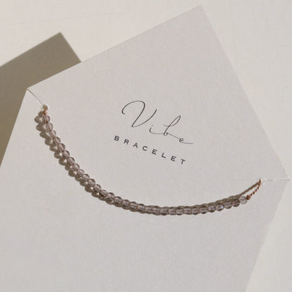 Obsidian, Row Bracelet Vibe Bracelet