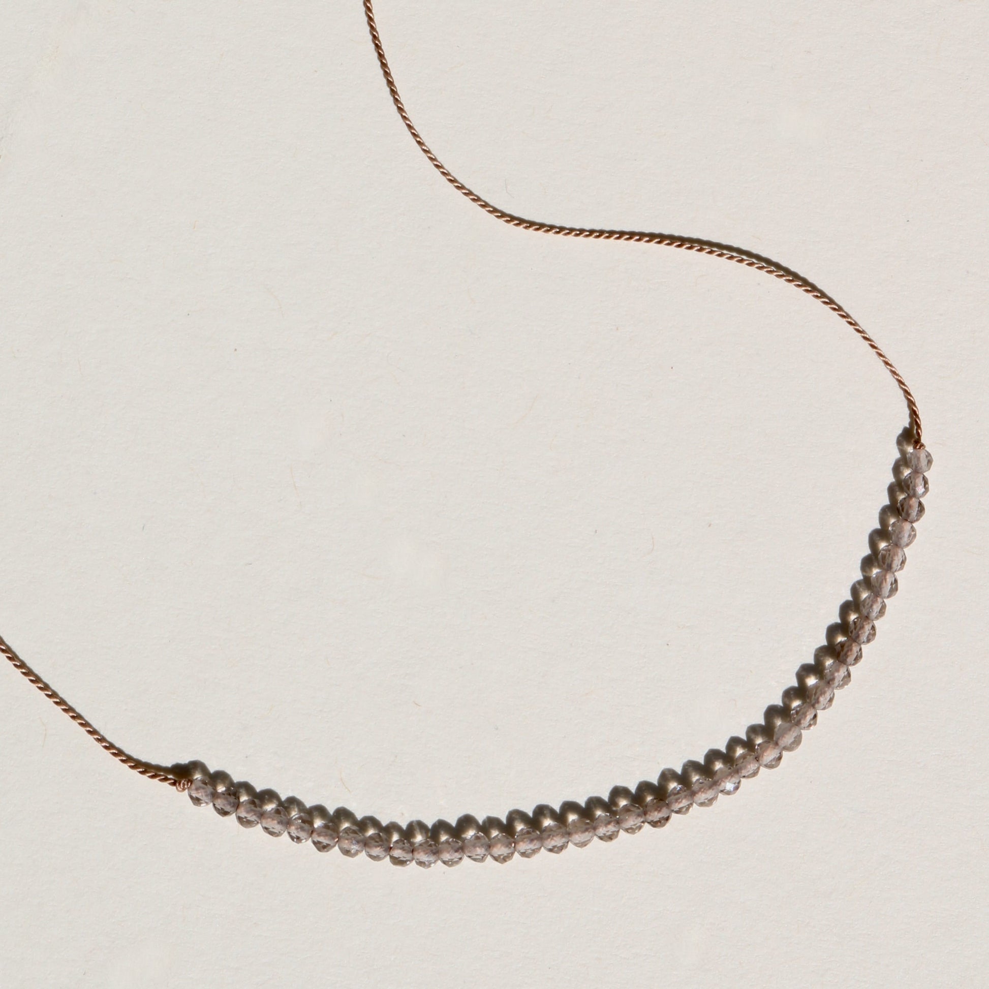 Obsidian, Row Necklace Vibe Necklace