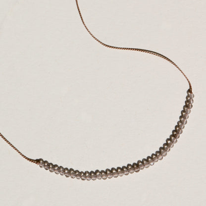 Obsidian, Row Necklace Vibe Necklace