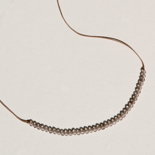 Obsidian, Row Necklace Vibe Necklace
