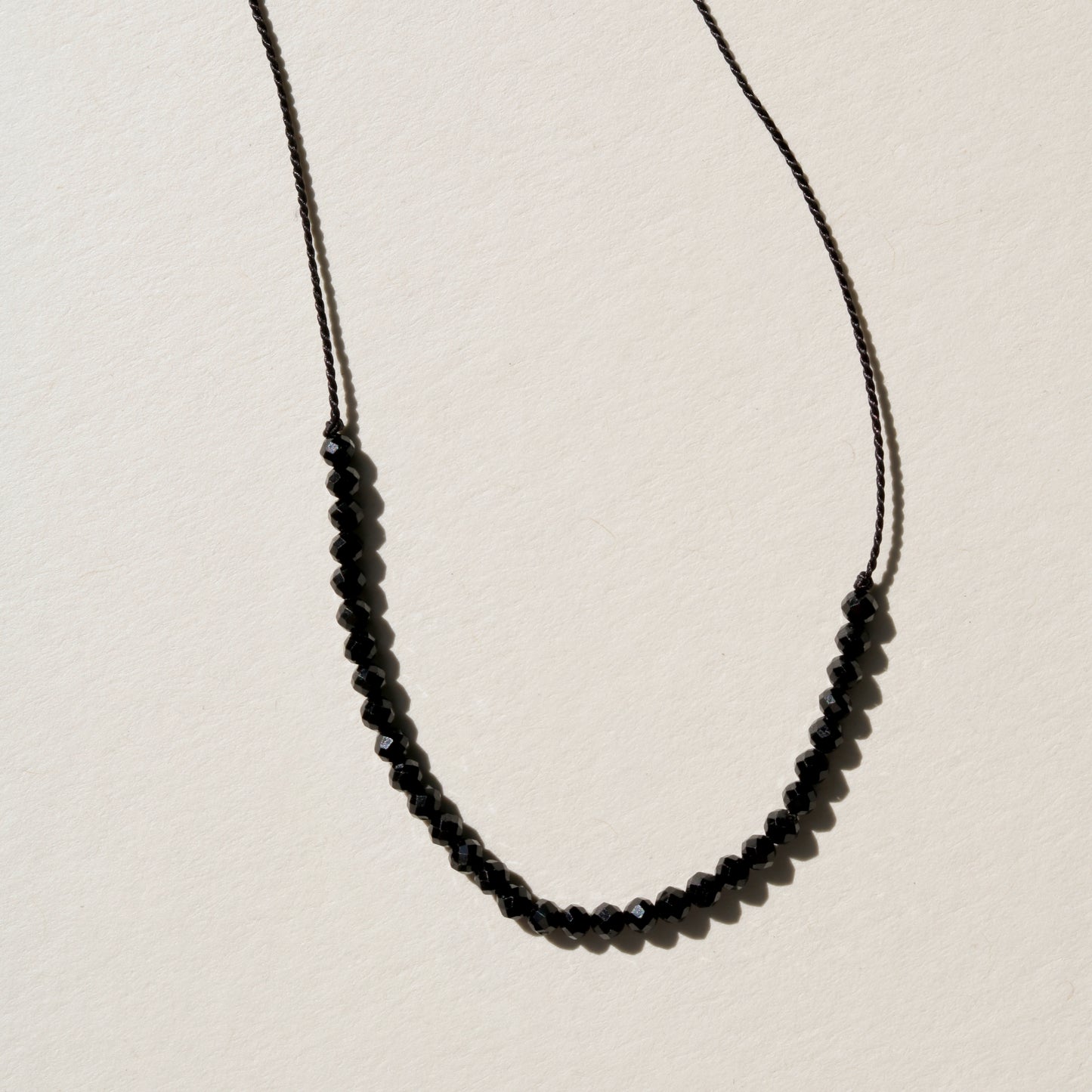 Onyx, Row Necklace