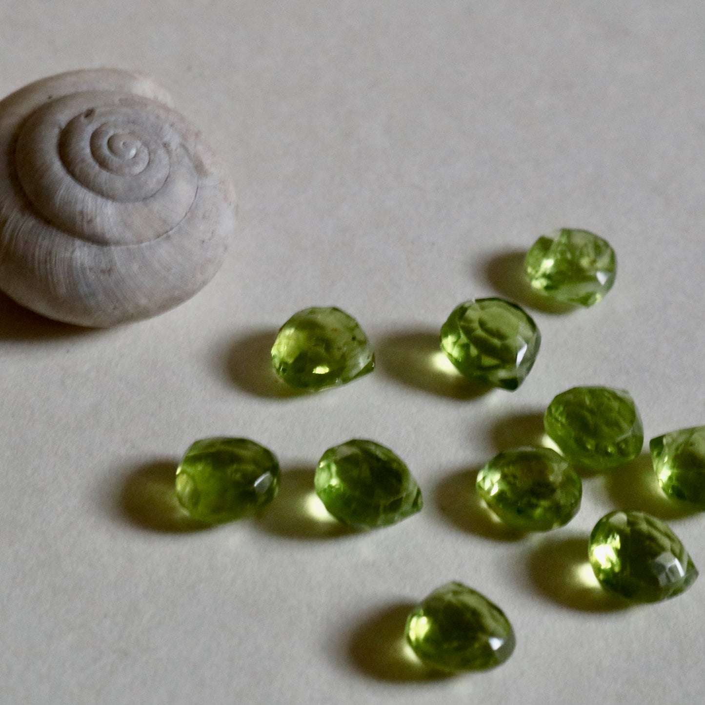 Peridot, Five Drops Vibe Necklace