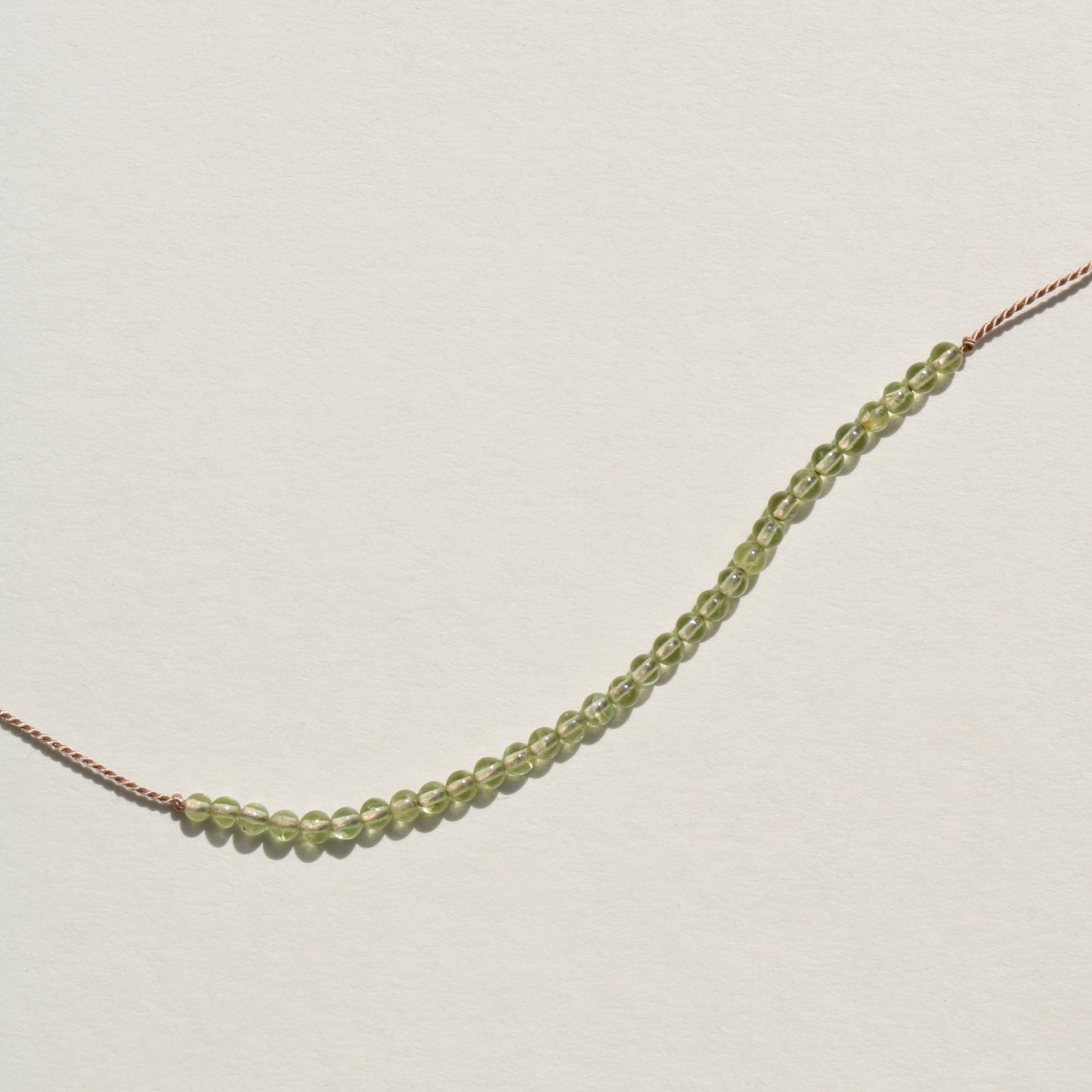 Peridot, Row Necklace