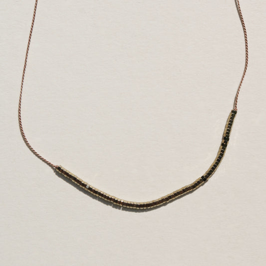 Pyrite, Geo Row Necklace