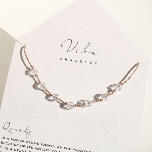 QUARTZ ENERGY PRISMS Vibe Bracelets
