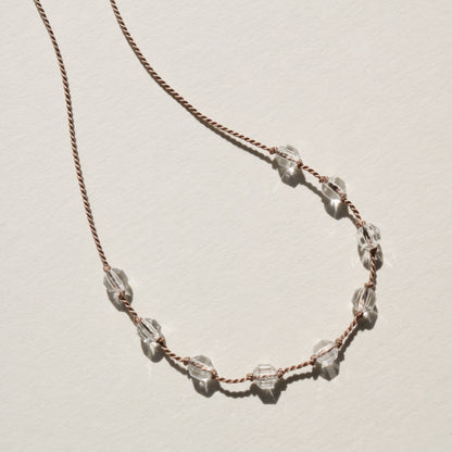 Quartz, Nine Stones Necklace