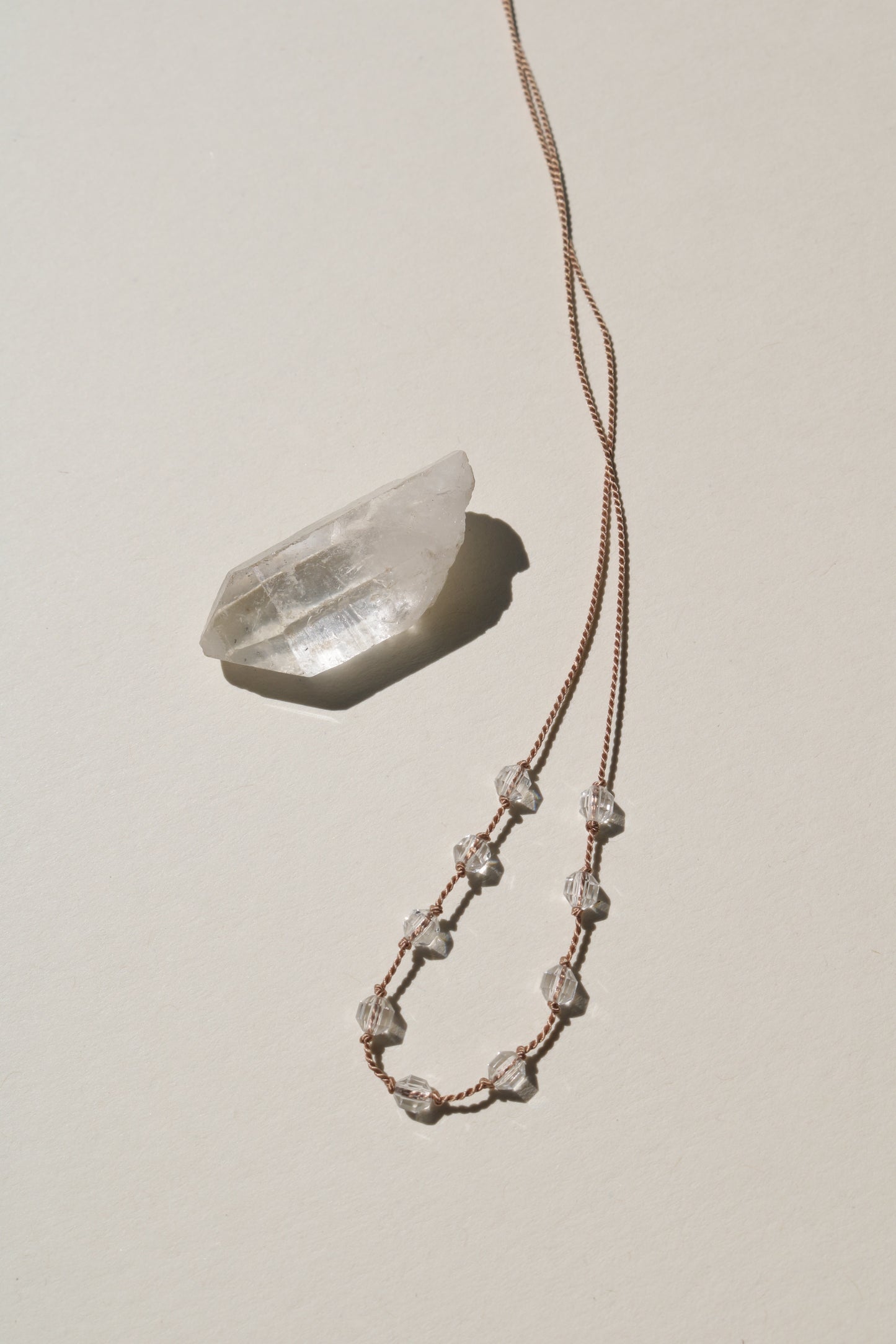 Quartz, Nine Stones Necklace