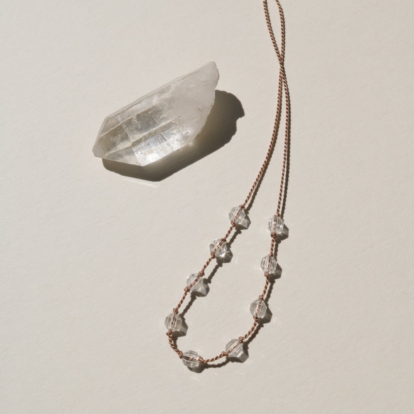 Quartz, Nine Stones Necklace