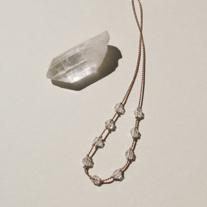 Quartz, Nine Stones Necklace