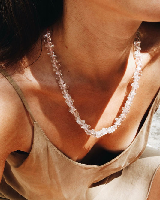 QUARTZ POLISHED PEBBLES NECKLACE | SPECIAL EDITION Vibe Necklaces