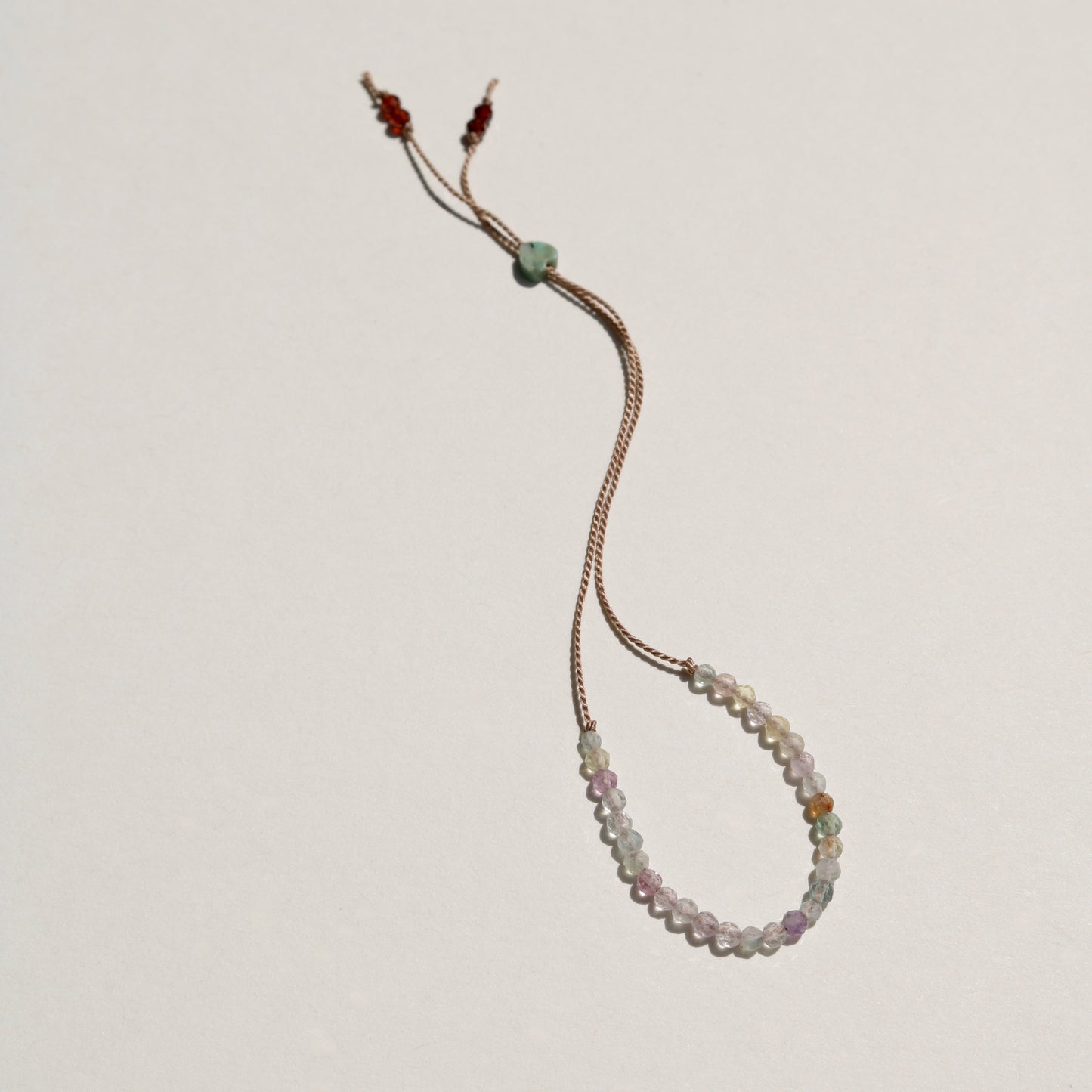 Rainbow Fluorite, Row Bracelet