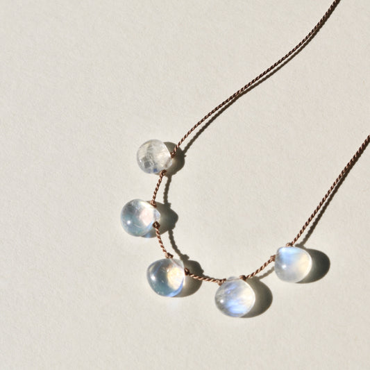 Rainbow Moonstone, Five Drops