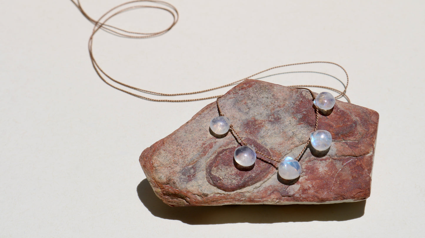 Rainbow Moonstone, Five Drops