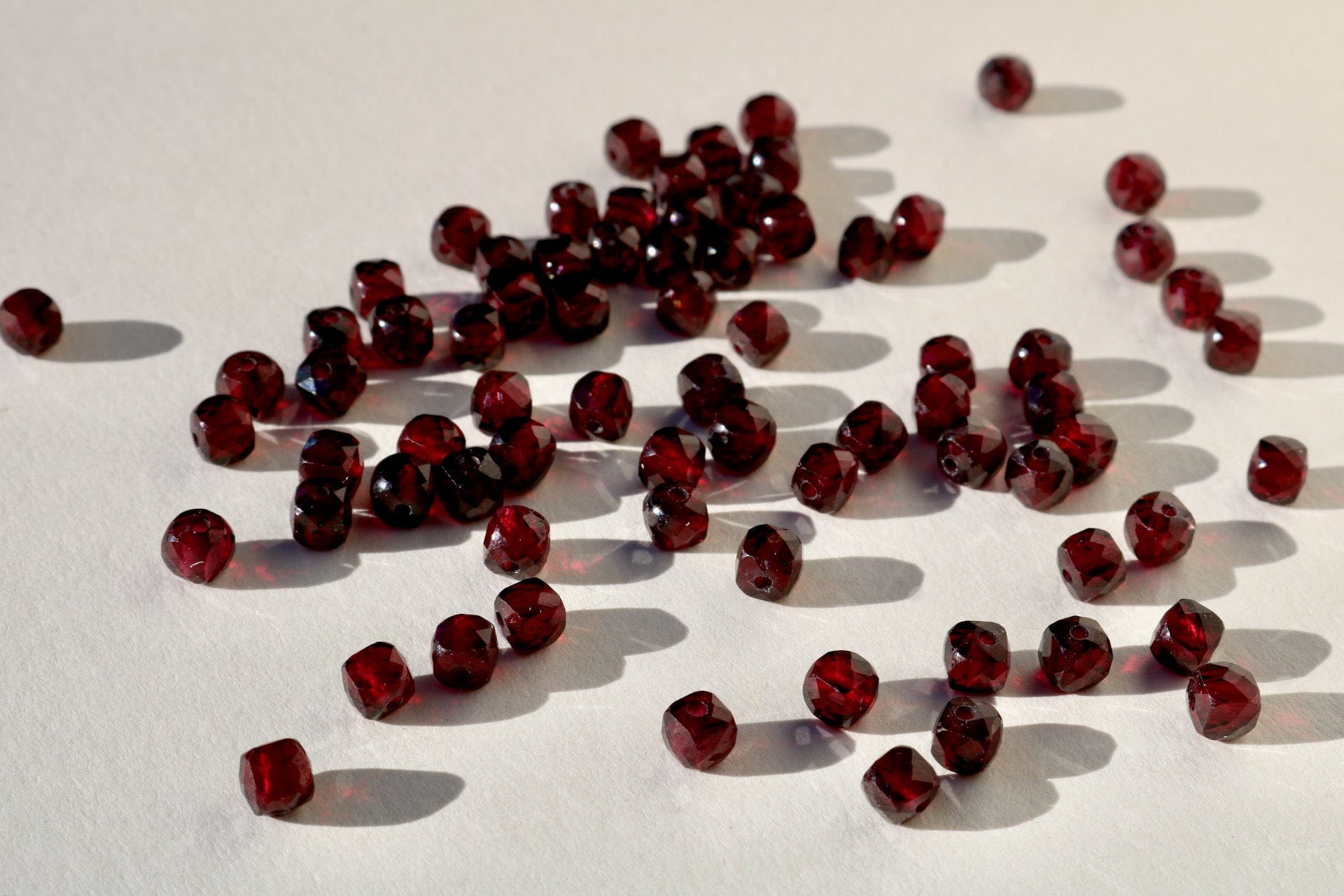 RED GARNET 7 STONE Vibe Necklaces