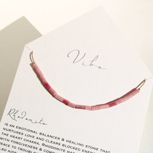 RHODONITE | SPECIAL EDITION Vibe Necklaces