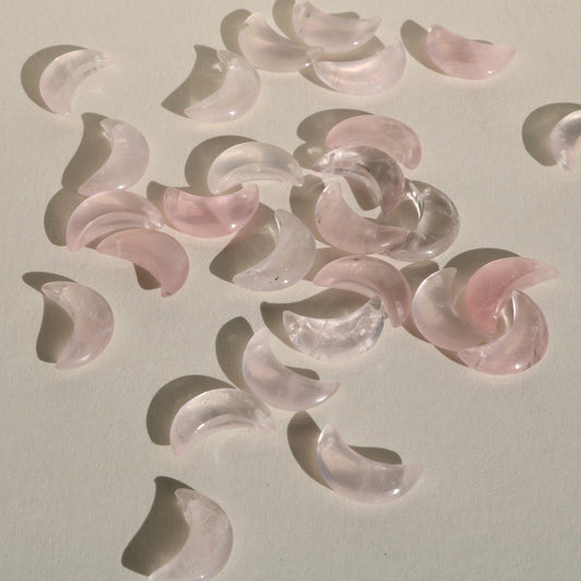 ROSE QUARTZ MOON Vibe Necklaces