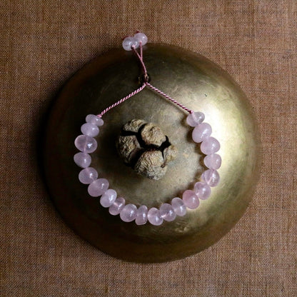 ROSE QUARTZ POLISHED PEBBLES BRACELET | SPECIAL EDITION Vibe Bracelets