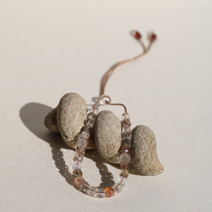 RUTILE QUARTZ CUBES BRACELET Vibe Bracelets
