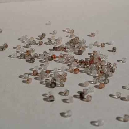 RUTILE QUARTZ CUBES BRACELET Vibe Bracelets