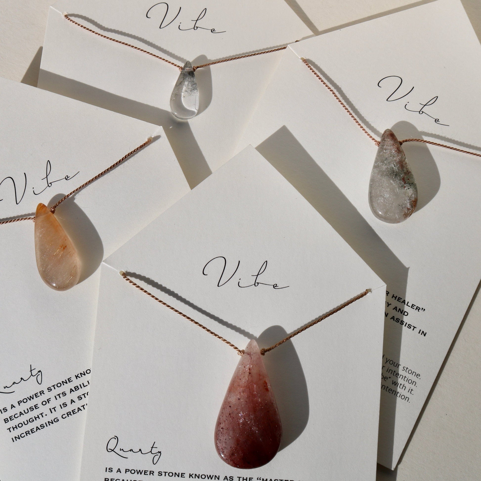 RUTILE QUARTZ NECKLACE Vibe Necklaces