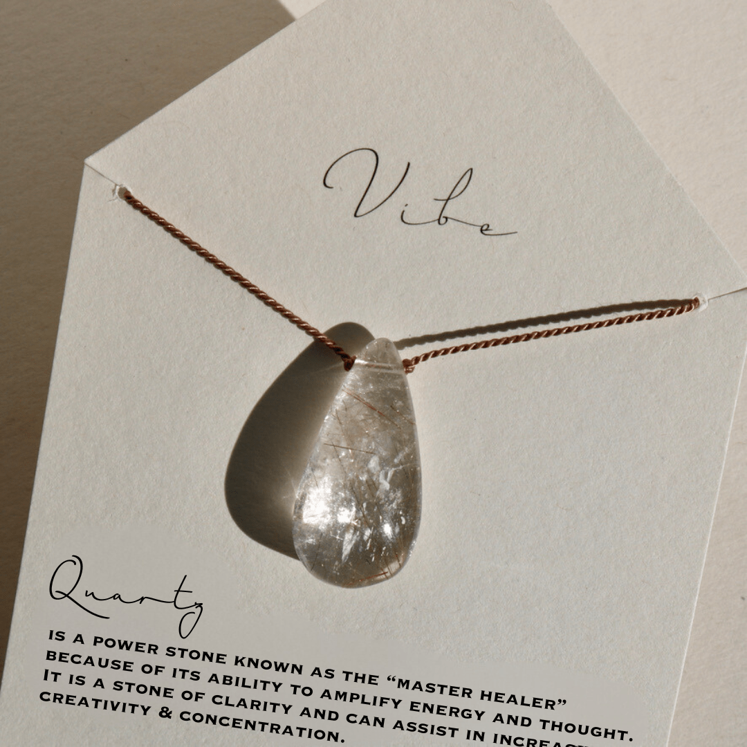 RUTILE QUARTZ NECKLACE Vibe Necklaces No.5