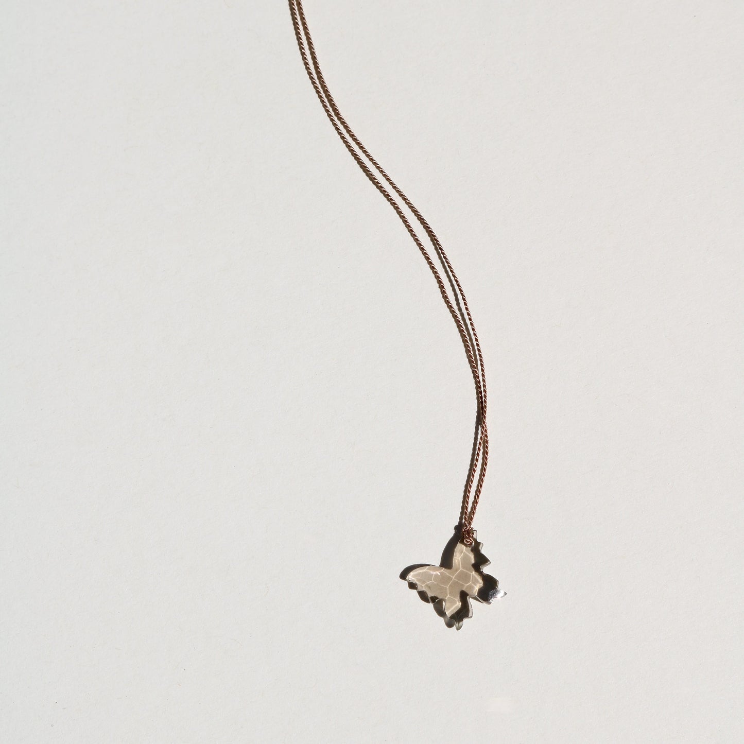 Smoky Quartz, Butterfly Vibe Necklace