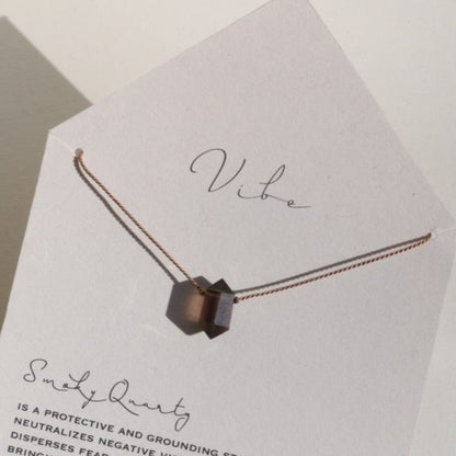 SMOKY QUARTZ Vibe Necklaces