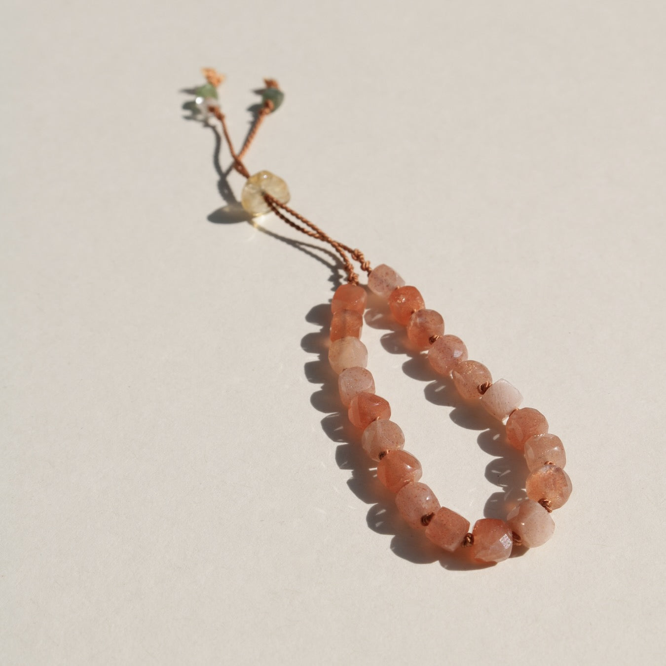 Sunstone, Cubes Bracelet