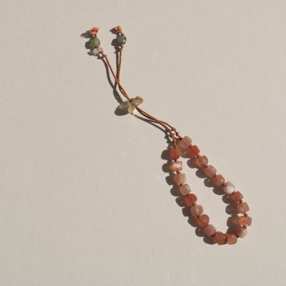 Sunstone, Cubes Bracelet