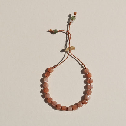 Sunstone, Cubes Bracelet