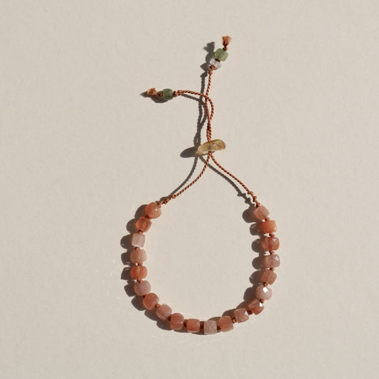 Sunstone, Cubes Bracelet