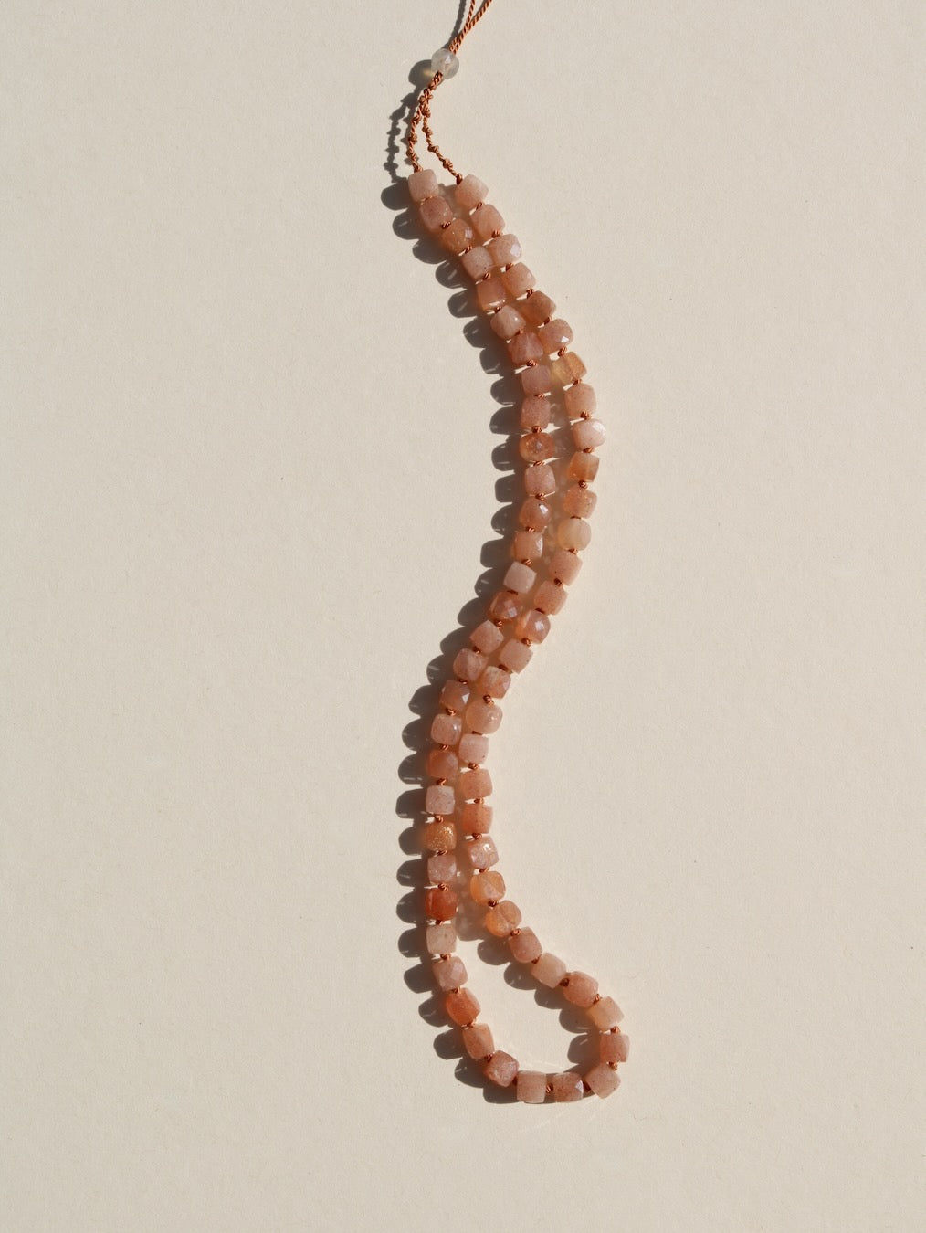 Sunstone, Cubes Necklace