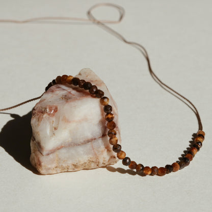 Tiger's Eye, Row Necklace