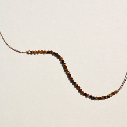 Tiger's Eye, Row Necklace