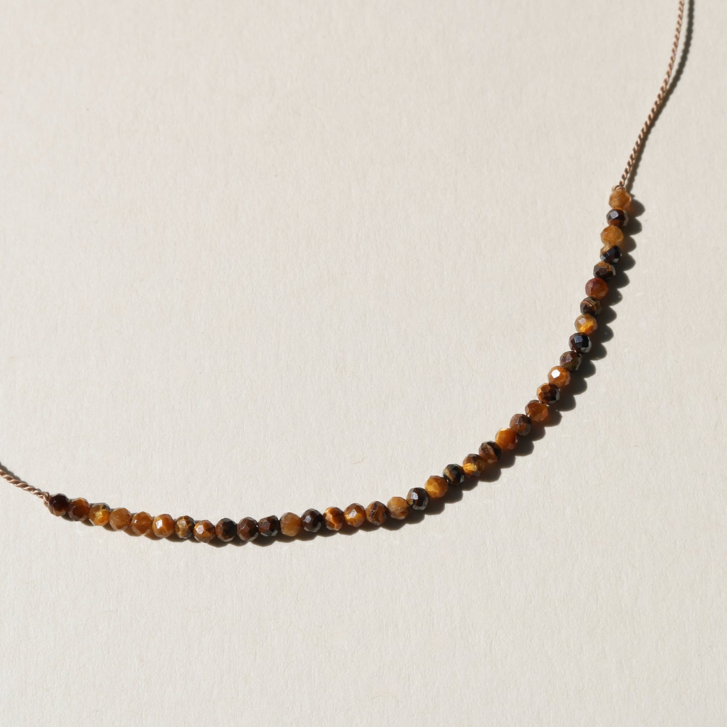 Tiger's Eye, Row Necklace