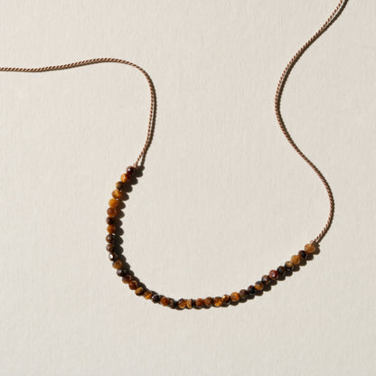 Tiger's Eye, Row Necklace