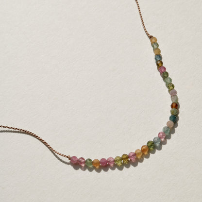Tourmaline, Row Necklace