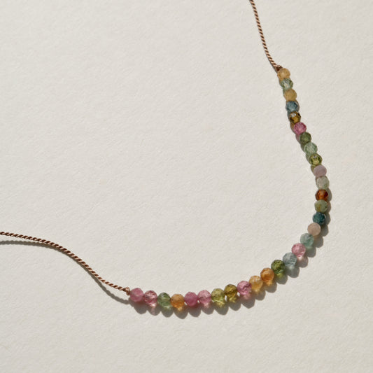 Tourmaline, Row Necklace