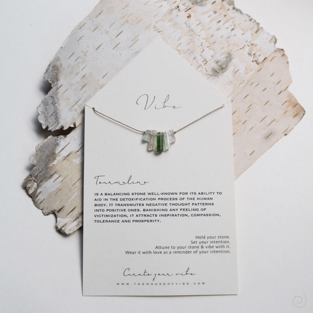 TOURMALINE UNFOLDING No.0407 Vibe Necklaces