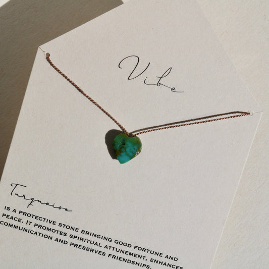 TURQUOISE HEART NO. 3 Vibe Necklaces