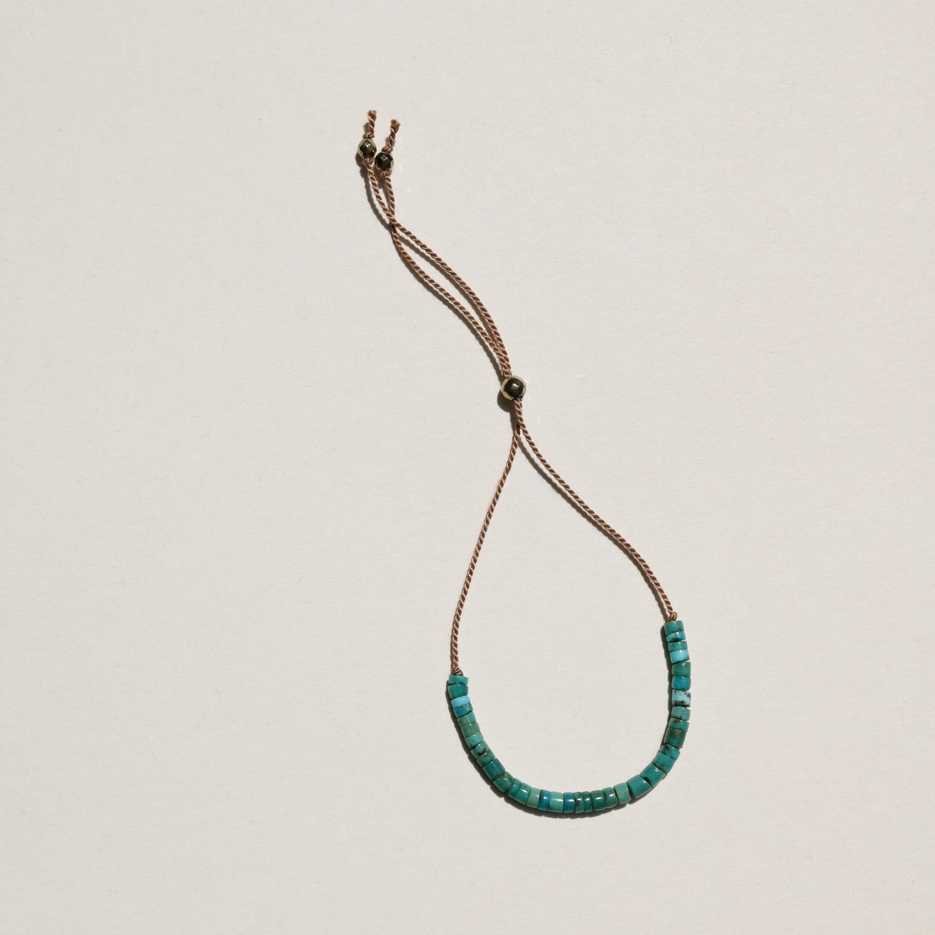 Turquoise, Heishi Row Bracelet