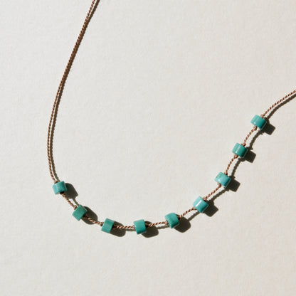 Turquoise, Nine Stones Necklace
