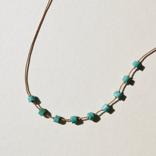 Turquoise, Nine Stones Necklace