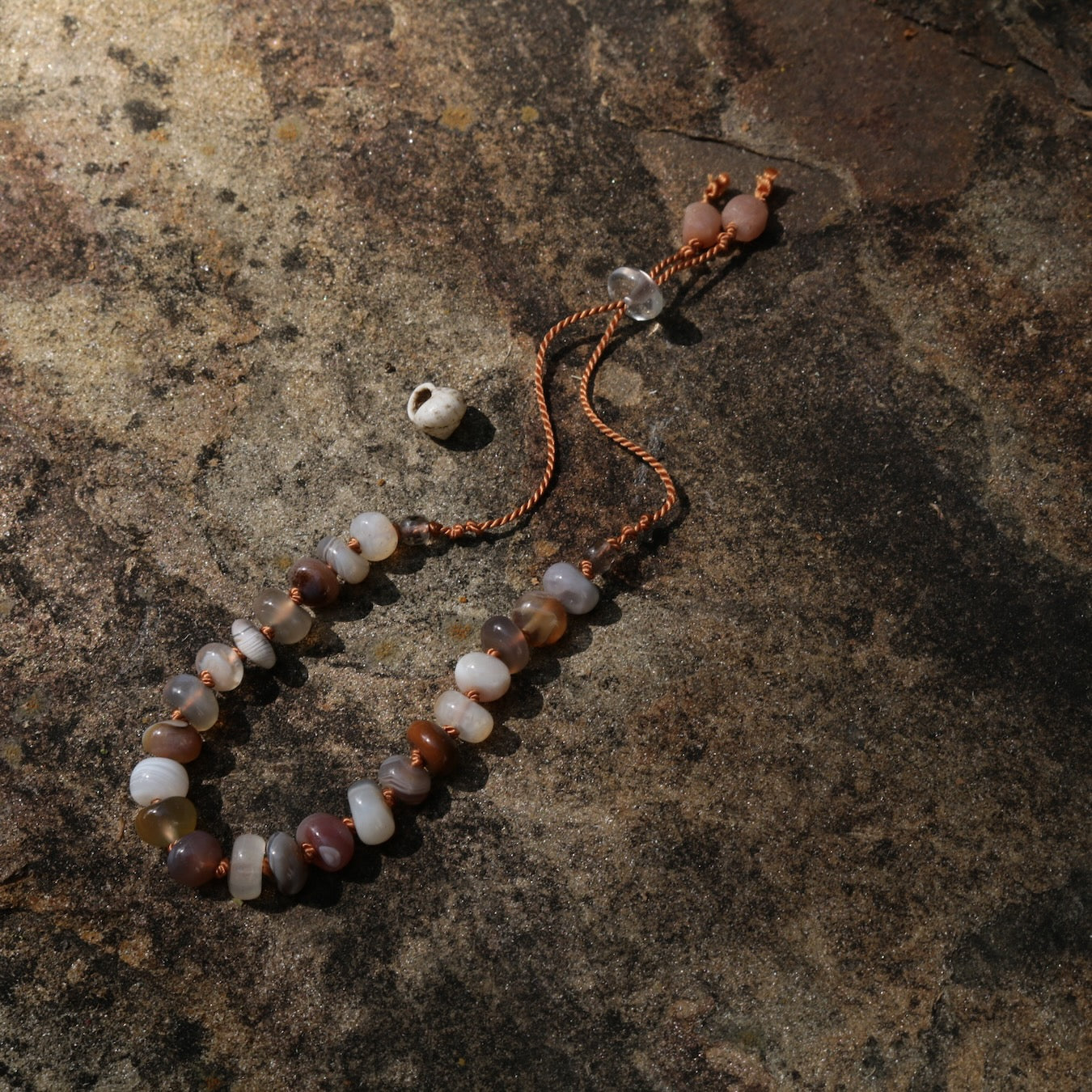 Botswana Agate, Pebbles Bracelet