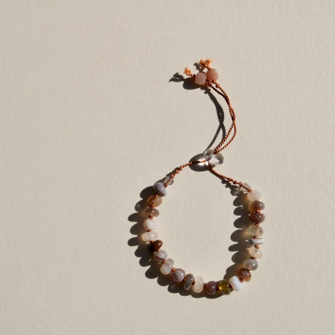 Botswana Agate, Pebbles Bracelet