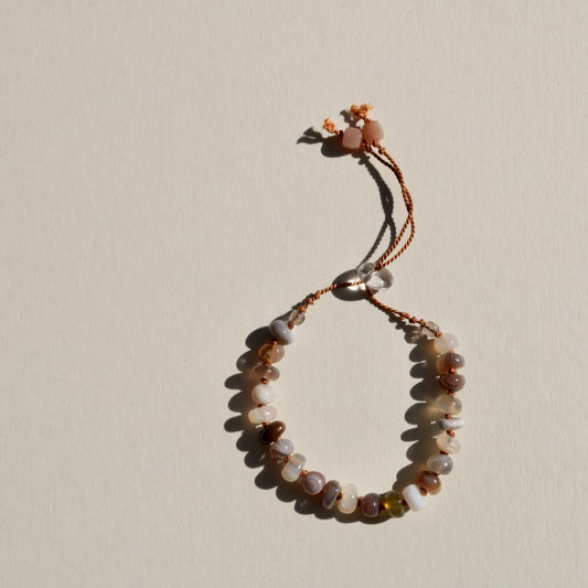Botswana Agate, Pebbles Bracelet