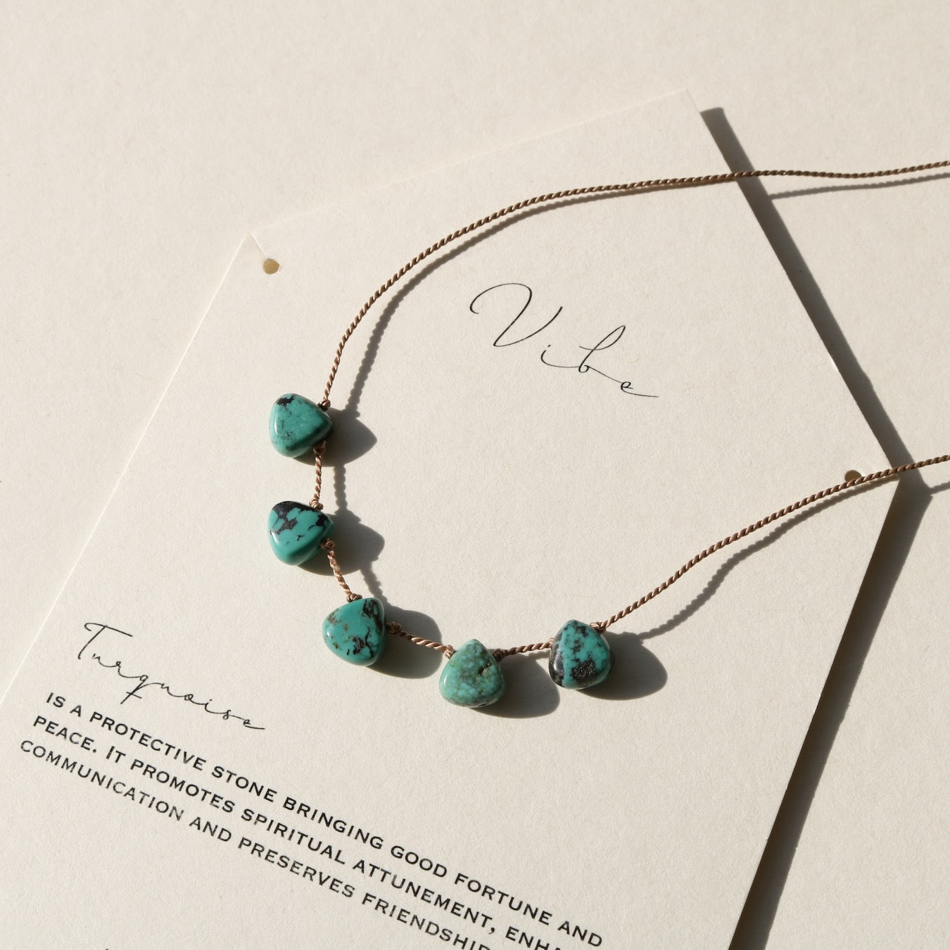 Turquoise, Five Smooth Drops