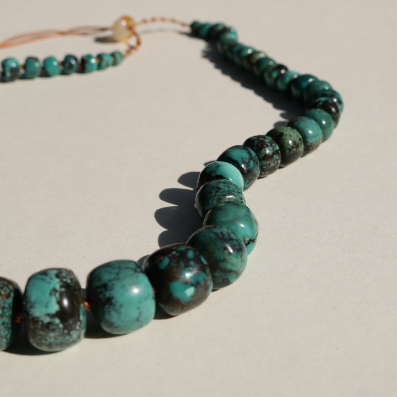 Turquoise, Graduated Barrels